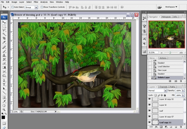 Creation of Breeze of Dawn: Step 23